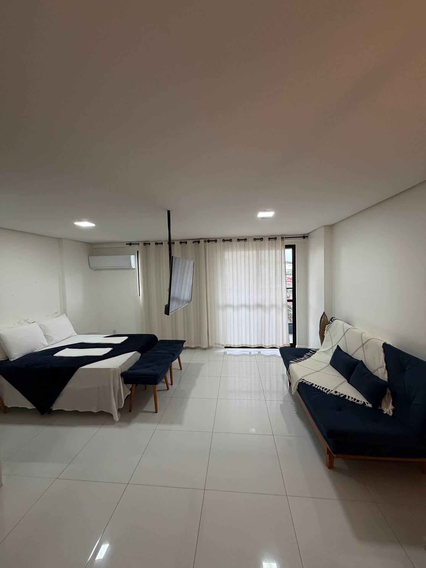Piscina disponível no edifício em Maceió